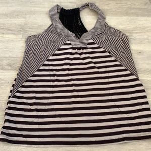 Self Esteem Striped Halter